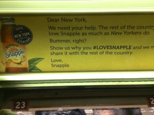 Snapple subway